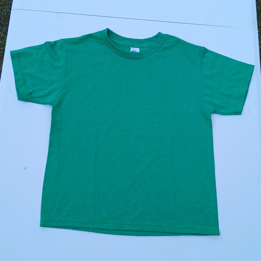 Vibrant Green Short Sleeve Kids Tee